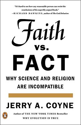 Couverture cartonnée Faith Versus Fact de Jerry A. Coyne