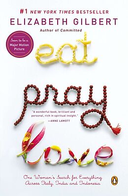 Couverture cartonnée Eat, Pray, Love, English edition de Elizabeth Gilbert