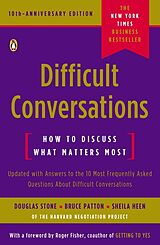 Couverture cartonnée Difficult Conversations de Douglas Stone, Bruce Patton, Sheila Heen