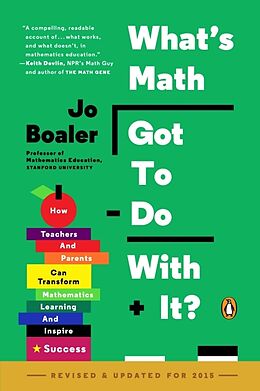 Poche format B What's Math Got to Do With It? de Jo Boaler