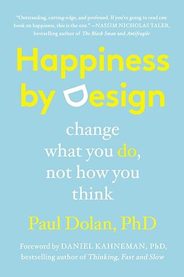 Poche format B Happiness by Design de Paul Dolan