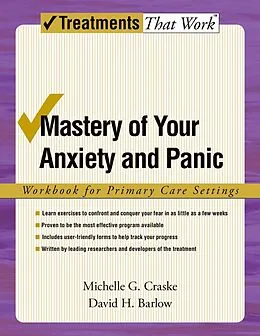 E-Book (epub) Mastery of Your Anxiety and Panic von Michelle G. Craske, David H. Barlow