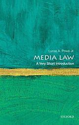 Livre de poche Media Law de Lucas A. Powe