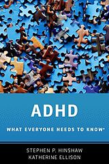 Couverture cartonnée ADHD de Stephen P Hinshaw