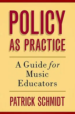 E-Book (epub) Policy as Practice von Patrick Schmidt