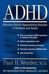 eBook (epub) ADHD: Attention-Deficit Hyperactivity Disorder in Children and Adults de Paul H. Wender