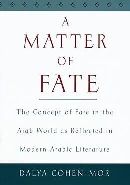 ePUB A Matter of Fate von Dalya Cohen-Mor