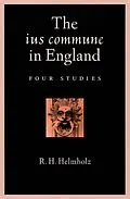 E-Book (epub) The ius commune in England von R. H. Helmholz