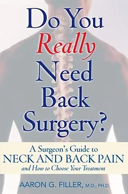 E-Book (epub) Do You Really Need Back Surgery? von Aaron G. Filler M. D.