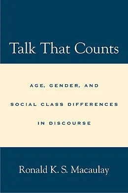 E-Book (epub) Talk that Counts von Ronald K. S. Macaulay
