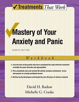 E-Book (epub) Mastery of Your Anxiety and Panic von David H. Barlow, Michelle G. Craske