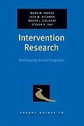 E-Book (epub) Intervention Research von Mark W. Fraser