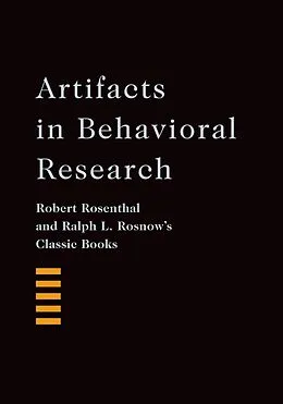 E-Book (epub) Artifacts in Behavioral Research von Robert Rosenthal, Ralph L. Rosnow