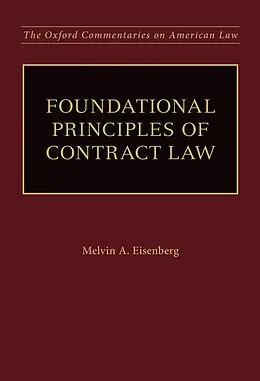 E-Book (epub) Foundational Principles of Contract Law von Melvin A. Eisenberg