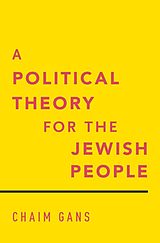 eBook (epub) A Political Theory for the Jewish People de Chaim Gans