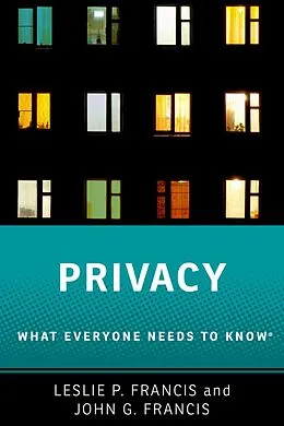 E-Book (epub) Privacy von Leslie P. Francis, John G. Francis