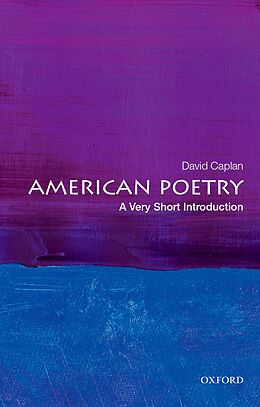 eBook (epub) American Poetry de David Caplan