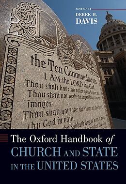 Couverture cartonnée Oxford Handbook of Church and State in the United States de Derek H. (Dean, College of Humanities; Dean Davis