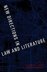 eBook (epub) New Directions in Law and Literature de 