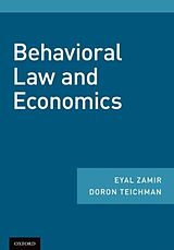 Broché Behavioral Law and Economics de Eyal; Teichman, Doron Zamir