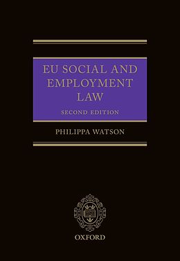 eBook (epub) EU Social and Employment Law 2E de Philippa Watson
