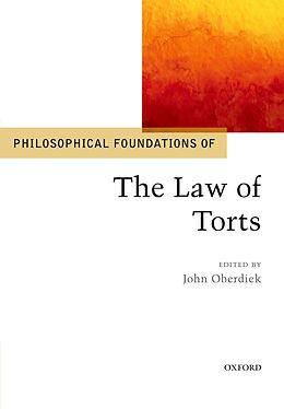 eBook (pdf) Philosophical Foundations of the Law of Torts de 