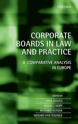 E-Book (pdf) Corporate Boards in Law and Practice von 