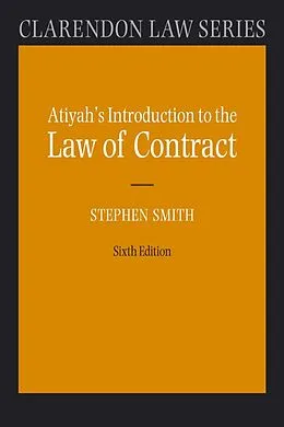E-Book (epub) Atiyah's Introduction to the Law of Contract von Stephen A. Smith, P. S. Atiyah