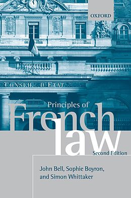 E-Book (epub) Principles of French Law von John Bell, Sophie Boyron, Simon Whittaker