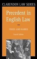 eBook (epub) Precedent in English Law de Rupert Cross