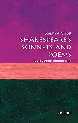 E-Book (epub) Shakespeare's Sonnets and Poems von Jonathan F. S. Post