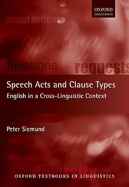 E-Book (pdf) Speech Acts and Clause Types von Peter Siemund