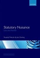 eBook (pdf) Statutory Nuisance: Law and Practice de Rosalind Malcolm, John Pointing
