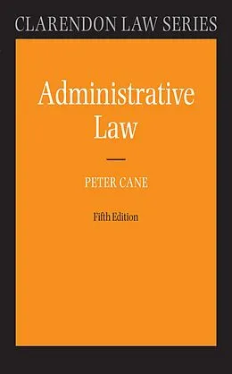 PDF Administrative Law von Peter Cane