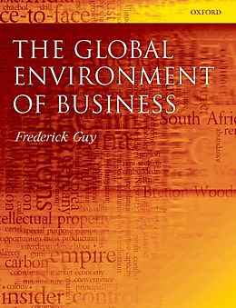 eBook (epub) The Global Environment of Business de Frederick Guy