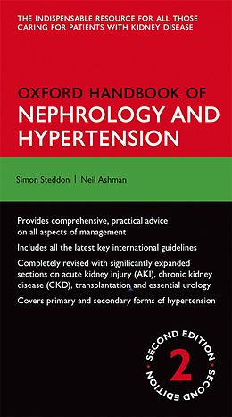 E-Book (epub) Oxford Handbook of Nephrology and Hypertension von Simon Steddon, Alistair Chesser, John Cunningham