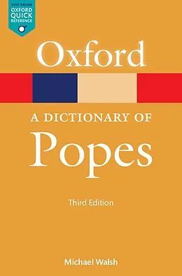 E-Book (epub) Dictionary of Popes von J. N. D. Kelly, Michael Walsh