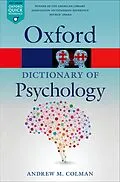 E-Book (epub) A Dictionary of Psychology von Andrew M. Colman