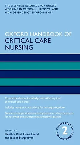ePUB Oxford Handbook of Critical Care Nursing von Fiona Creed, Jessica Hargreaves