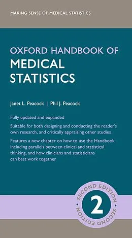 ePUB Oxford Handbook of Medical Statistics von Janet L. Peacock, Phil J. Peacock
