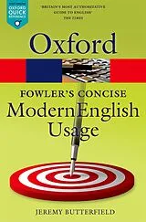 E-Book (epub) Fowler's Concise Dictionary of Modern English Usage von 