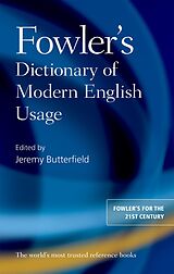 eBook (epub) Fowler's Dictionary of Modern English Usage de 