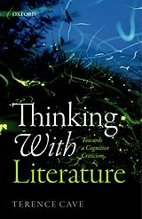 eBook (pdf) Thinking with Literature de Terence Cave