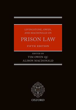 eBook (epub) Livingstone, Owen, and Macdonald on Prison Law de 