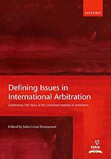 eBook (epub) Defining Issues in International Arbitration de 