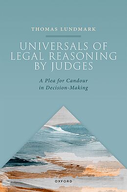 eBook (pdf) Universals of Legal Reasoning by Judges de Thomas Lundmark