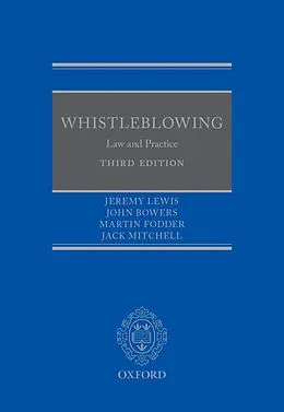 ePUB Whistleblowing von Jeremy Lewis, John Bowers QC, Martin Fodder