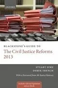E-Book (epub) Blackstone's Guide to the Civil Justice Reforms 2013 von Stuart Sime