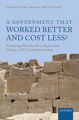 eBook (pdf) A Government that Worked Better and Cost Less? de Christopher Hood, Ruth Dixon