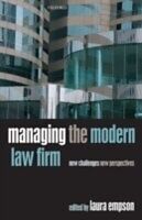 eBook (pdf) Managing the Modern Law Firm de Laura Empson